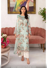 Rangrez Luxury Lawn Collection'25 Vol-07 by Ramsha N-709